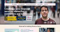 Desktop Screenshot of fairerfinance.com