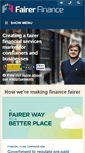 Mobile Screenshot of fairerfinance.com